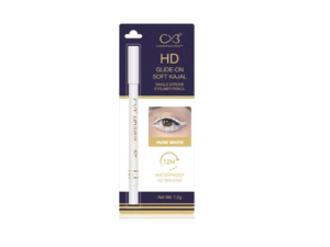 CVB HD White Kajal Single Stroke Eyeliner Pencil 1.2 gm