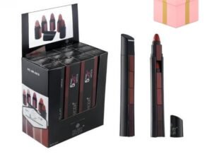 Hilary Rhoda 5 Steps Matte Lipstick Multi color (12 Pcs Gift Pack) 7 gm each