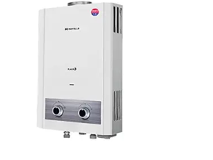 HAVELLS 6 L Gas Water Geyser (FLAGRO 5.5 LTR 1.2 kg LPG, White)